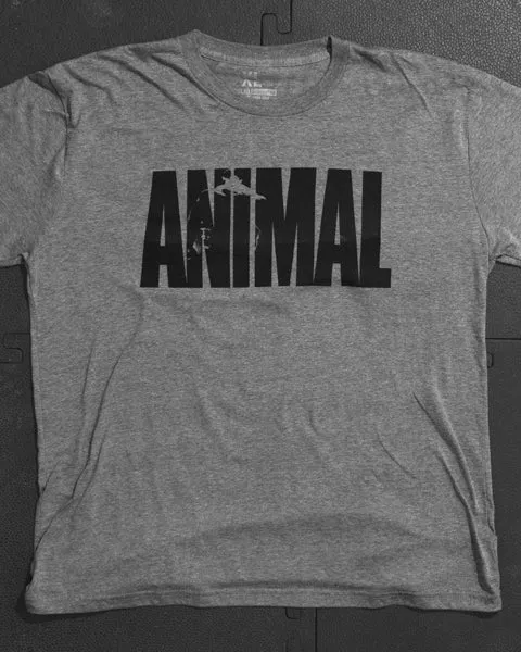 Universal T-SHIRT ANIMAL, Grau