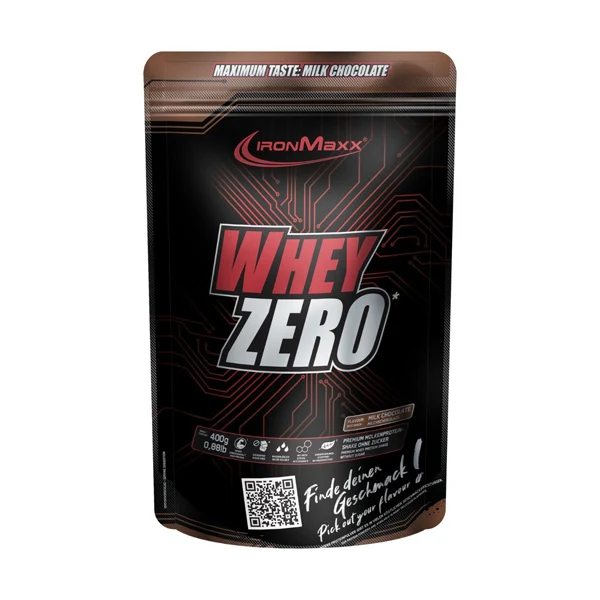 IronMaxx WHEY ZERO PROTEIN, 400 g Beutel