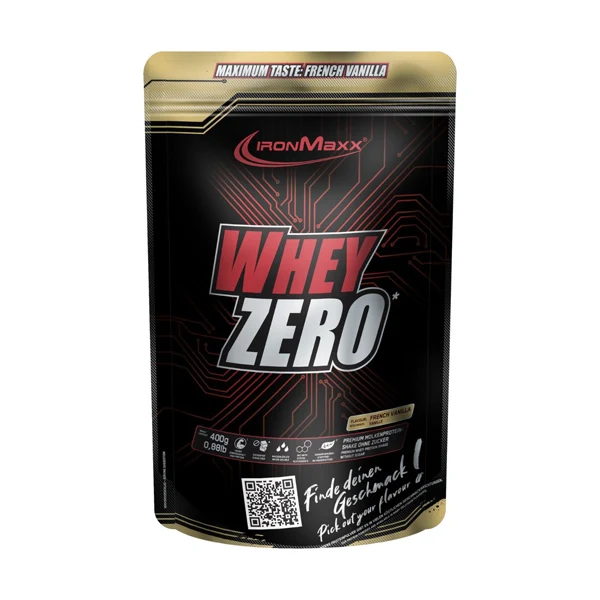 IronMaxx WHEY ZERO PROTEIN, 400 g Beutel