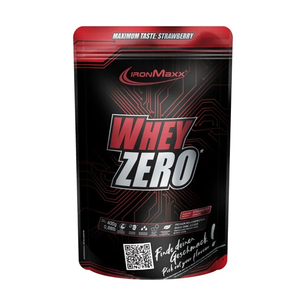 IronMaxx WHEY ZERO PROTEIN, 400 g Beutel