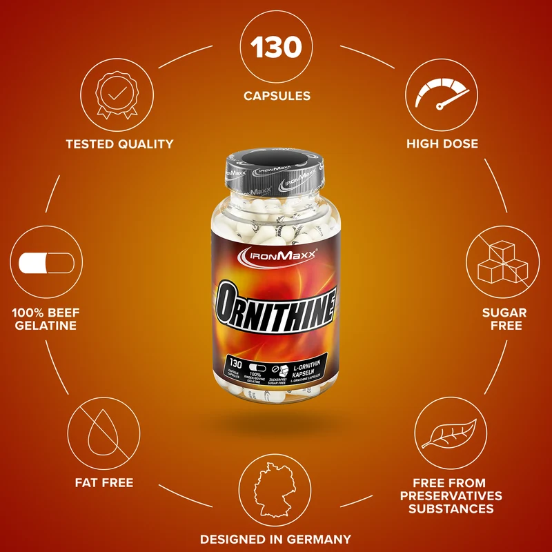 L-Ornithin - 130 Kapseln