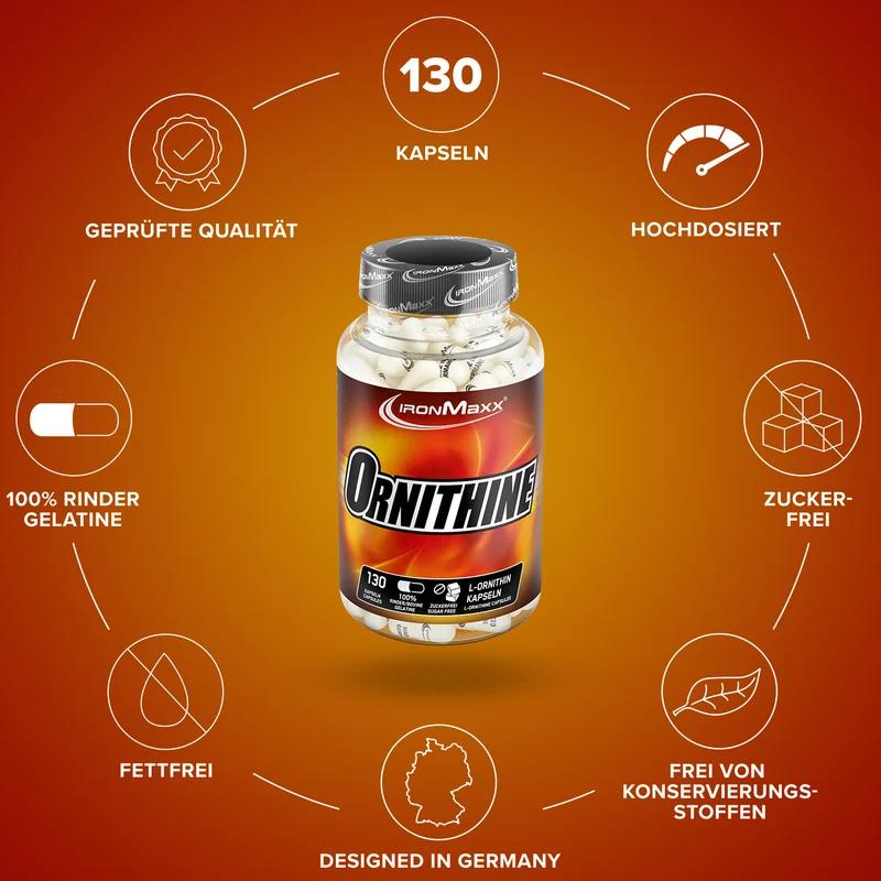 L-Ornithin - 130 Kapseln