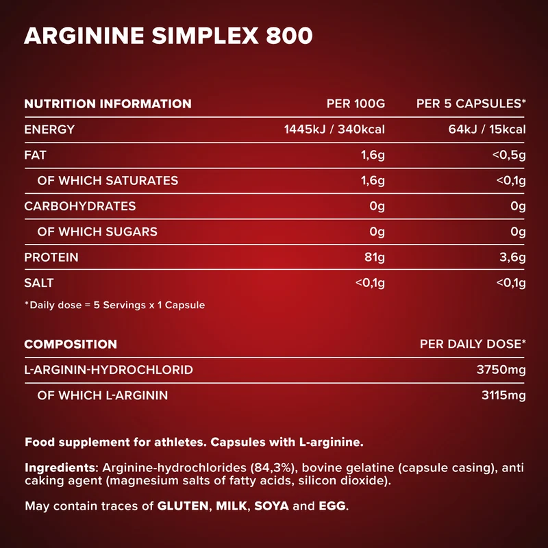 Arginin Simplex 800 - 130 Kapseln