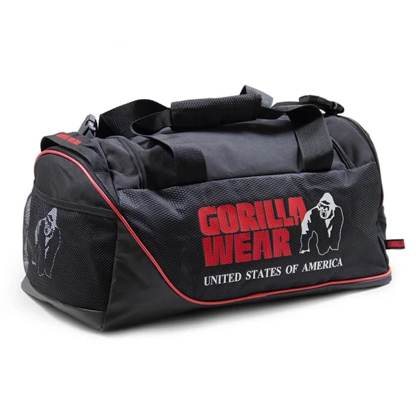 Gorilla Wear JEROME GYM BAG, Black/Red