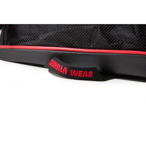 Gorilla Wear JEROME GYM BAG, Black/Red