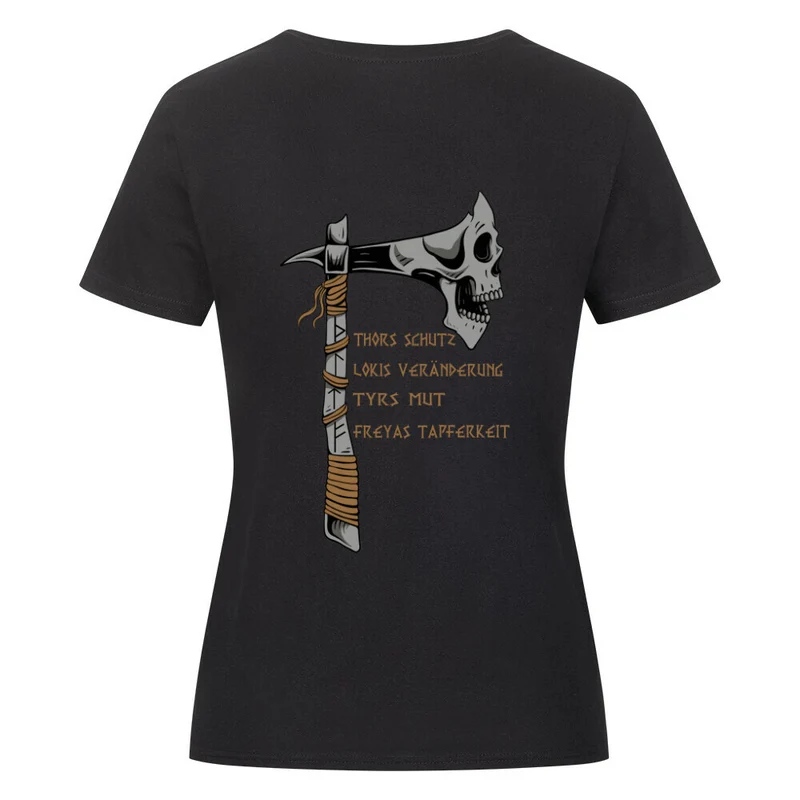 Schattenspalter - Damenshirt Backprint