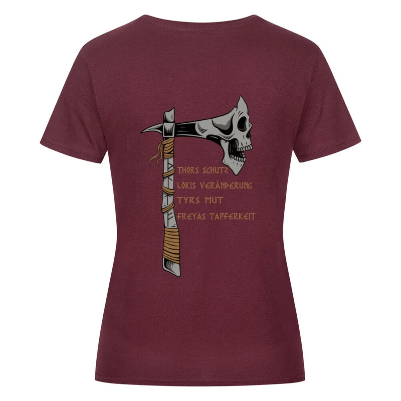 Schattenspalter - Damenshirt Backprint
