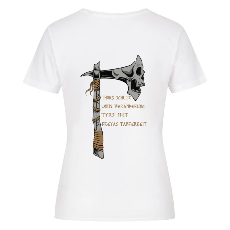 Schattenspalter - Damenshirt Backprint