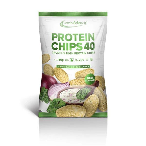 IronMaxx HIGH PROTEIN CHIPS, 50 g Beutel