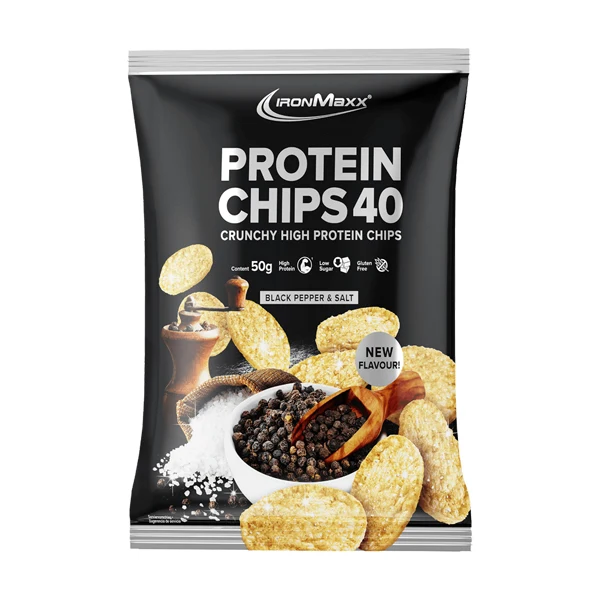 IronMaxx HIGH PROTEIN CHIPS, 50 g Beutel