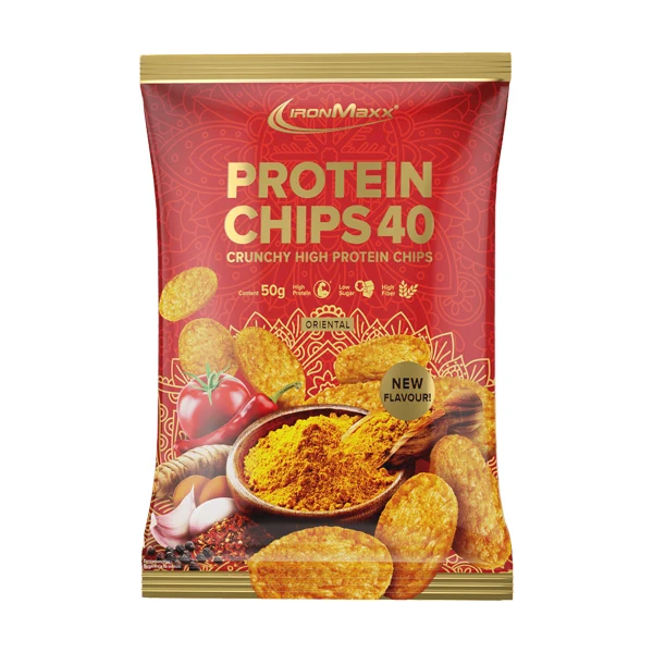 IronMaxx HIGH PROTEIN CHIPS, 50 g Beutel
