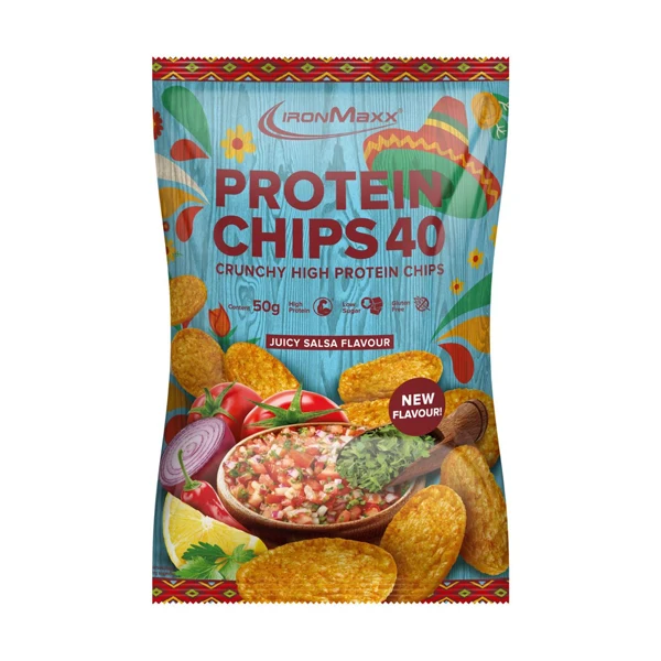 IronMaxx HIGH PROTEIN CHIPS, 50 g Beutel