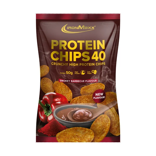 IronMaxx HIGH PROTEIN CHIPS, 50 g Beutel