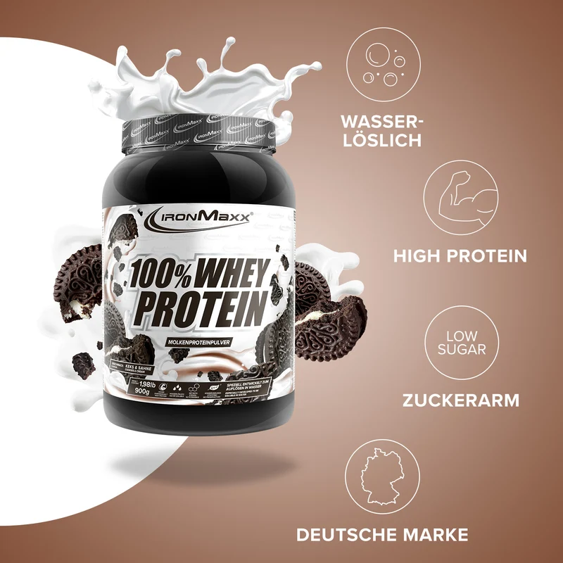 100% Whey Protein (900g) - Cookies and Cream