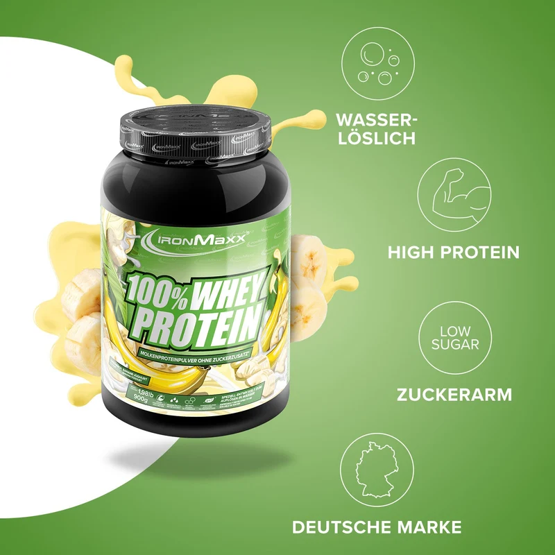 100% Whey Protein (900g) - Banane Yoghurt
