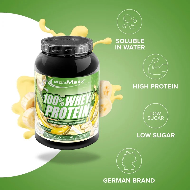 100% Whey Protein (900g) - Banane Yoghurt