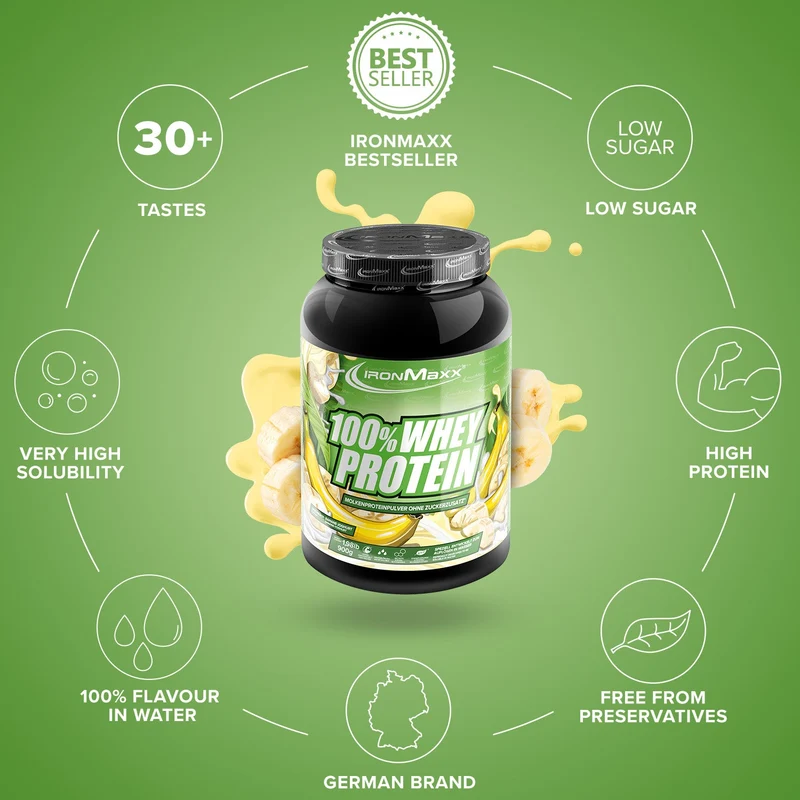 100% Whey Protein (900g) - Banane Yoghurt