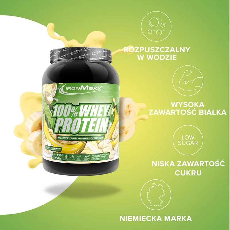 100% Whey Protein (900g) - Banane Yoghurt