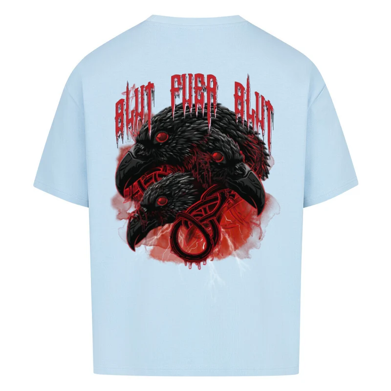 Blut für Blut - Oversized Premium Shirt Unisex Backprint