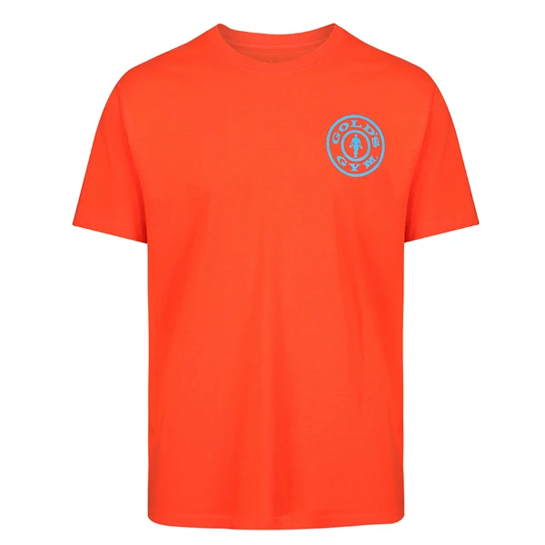Gold's Gym BASIC LEFT BREAST T-SHIRT, Orange
