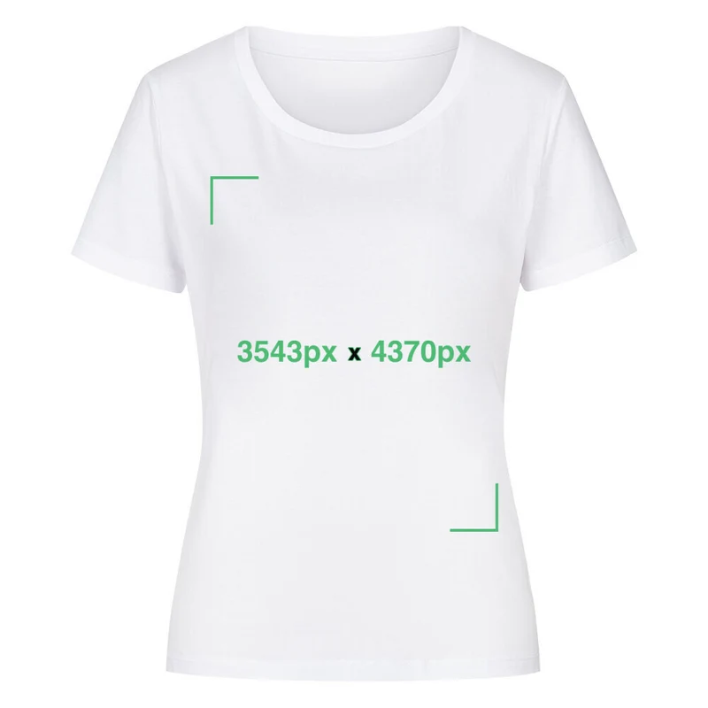 Premium Organic Shirt Women Perso vorne
