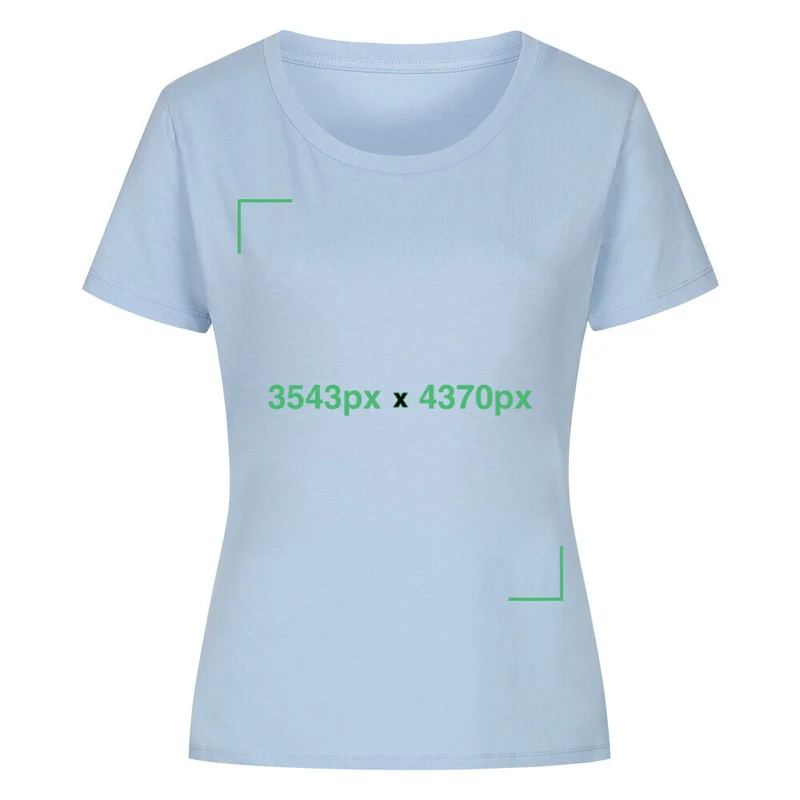 Premium Organic Shirt Women Perso vorne