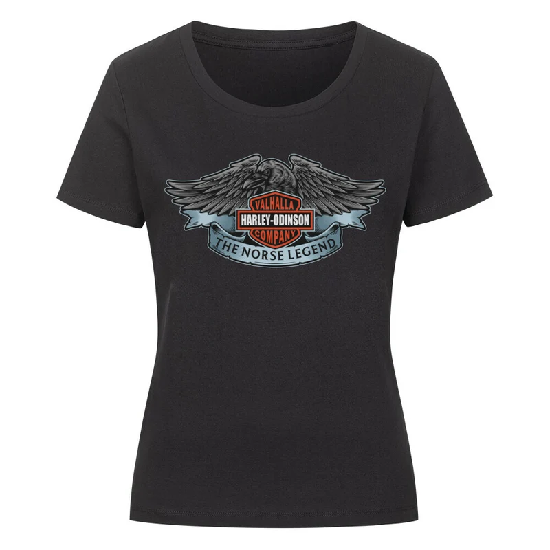 Harley-Odinson - Damen Premiumshirt