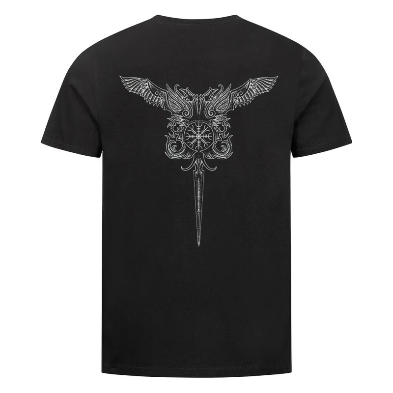 Nordische Klinge - Herren Premium Shirt Backprint
