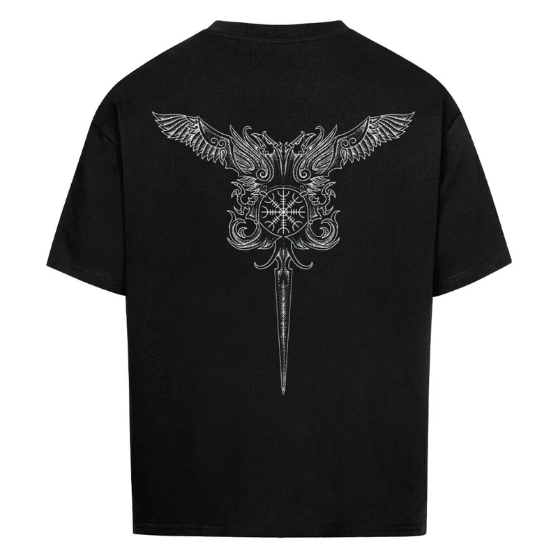 Nordische Klinge - Premium Oversized Shirt Unisex Backprint