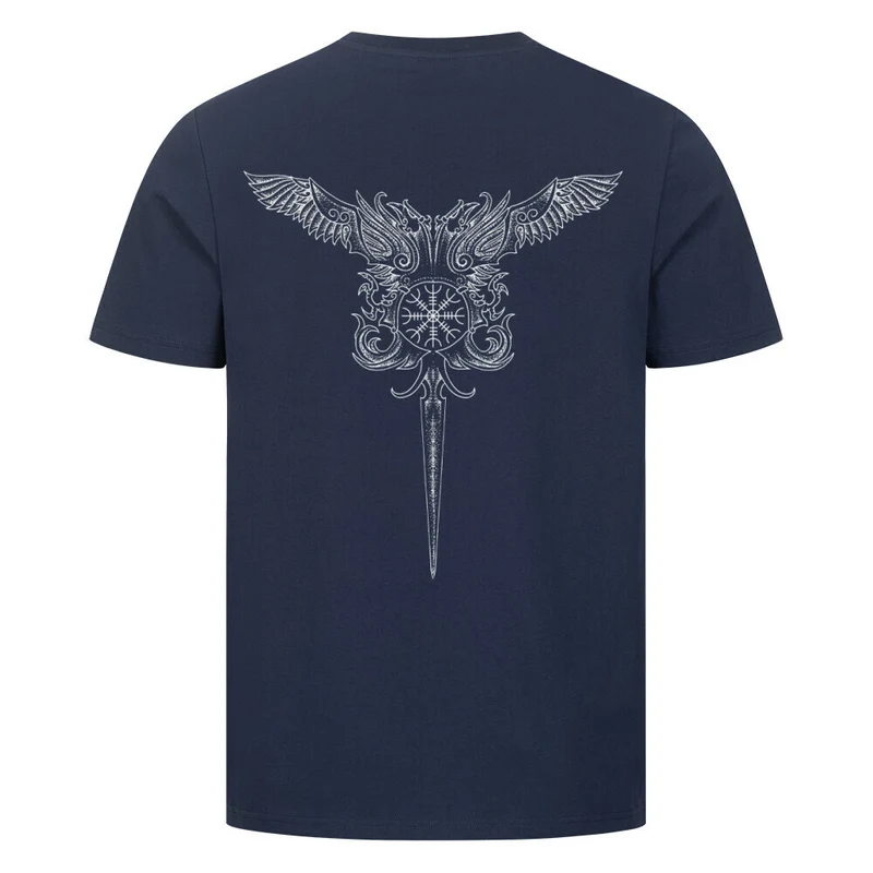 Nordische Klinge - Herren Shirt Backprint