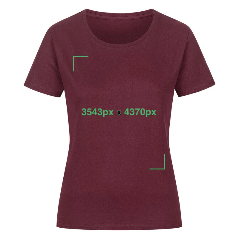Classic Organic Shirt Women Perso Vorne