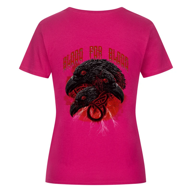 Blood for Blood - Ladies shirt backprint
