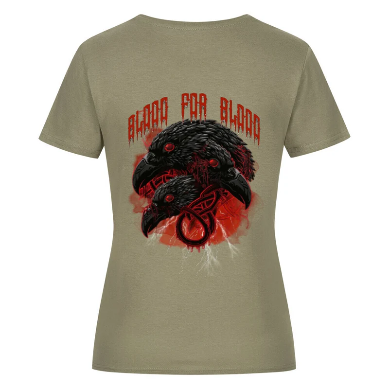 Blood for Blood - Ladies shirt backprint