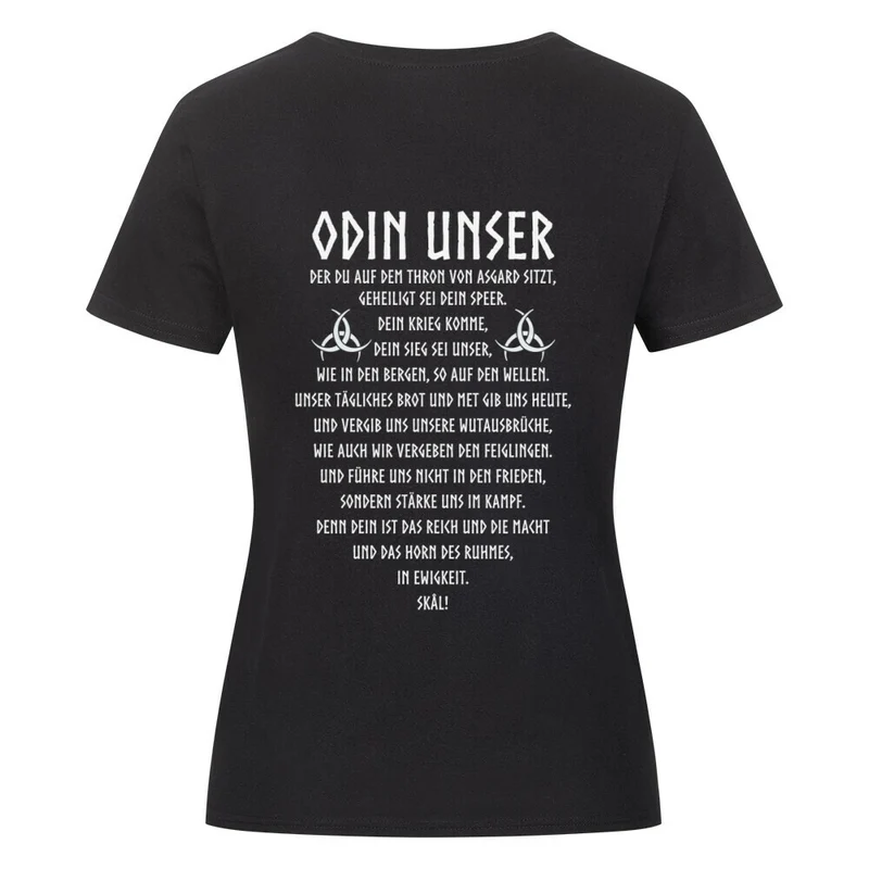 Odin Unser - Damenshirt Backprint