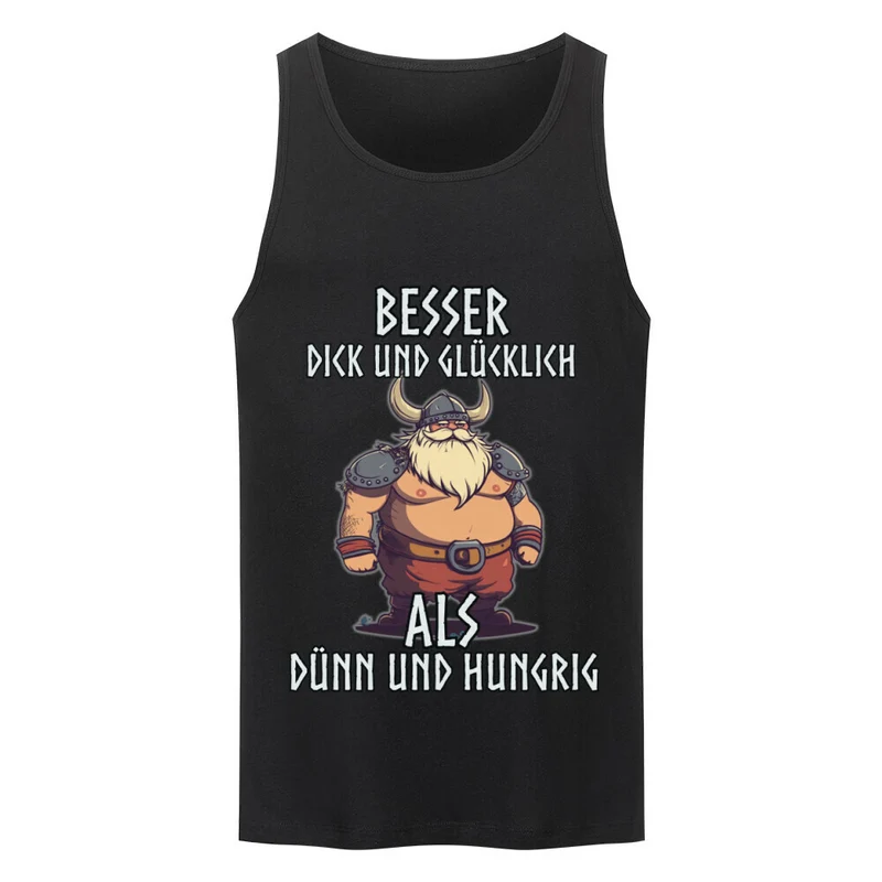 Dick und Glücklich - Tanktop Unisex