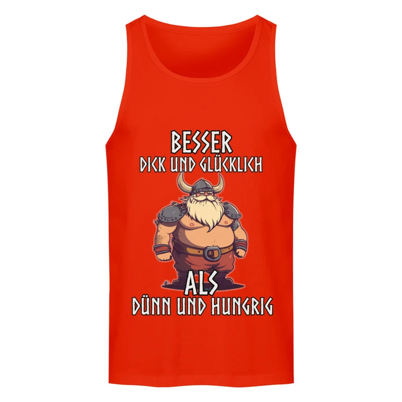 Dick und Glücklich - Tanktop Unisex