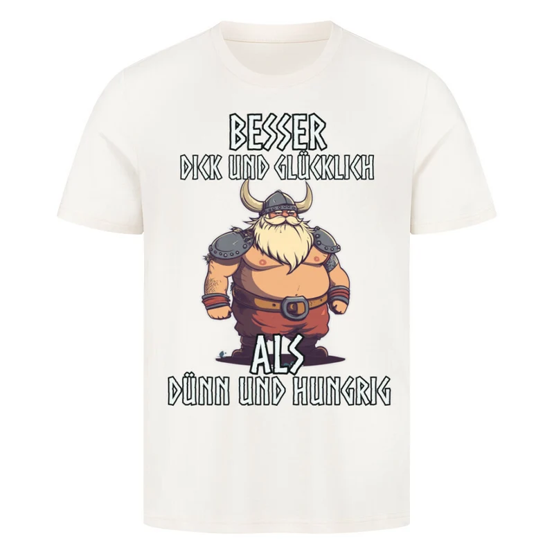 Dick und Glücklich - Herren Shirt