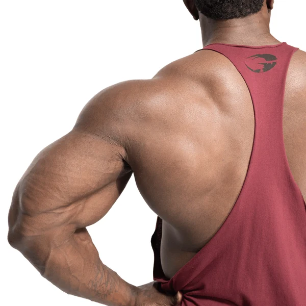 GASP STRINGER TANK TOP, Maroon