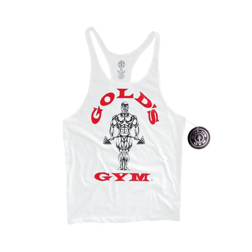 Gold's Gym STRINGER TANK TOP, White