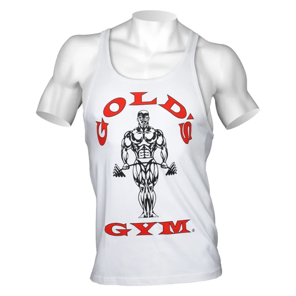 Gold's Gym STRINGER TANK TOP, White