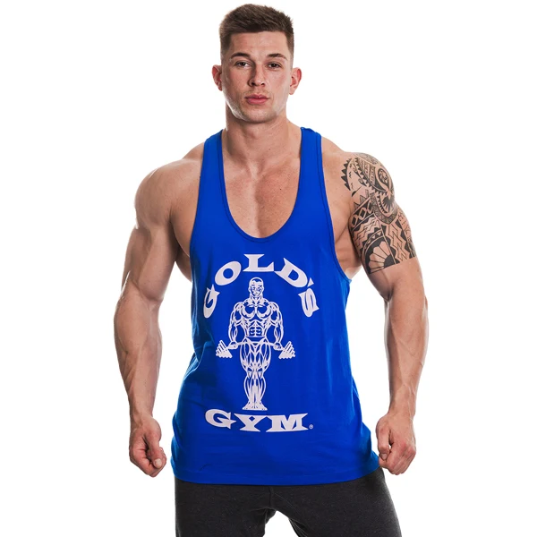 Gold's Gym STRINGER TANK TOP, Royal