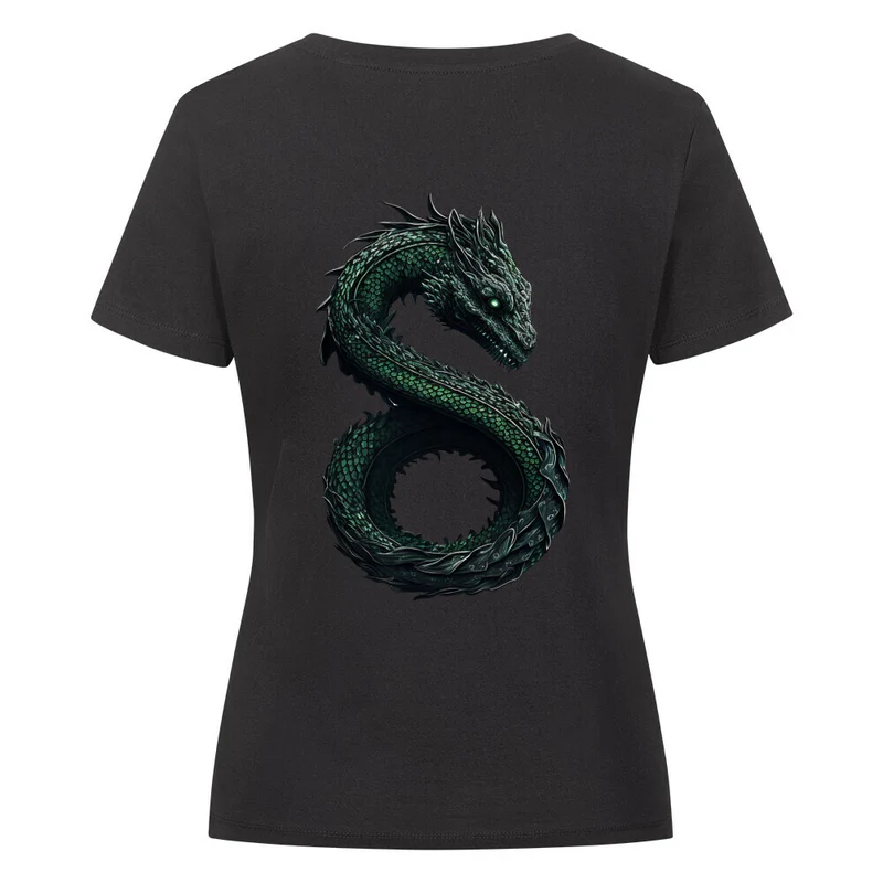 Jörmungandr - Damen Premiumshirt Backprint