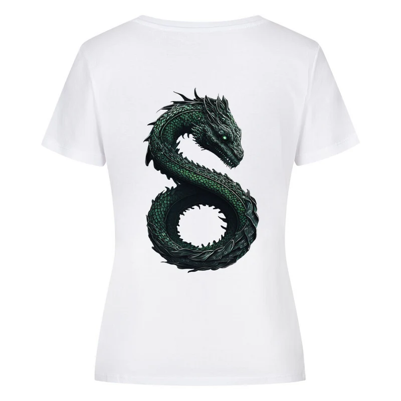 Jörmungandr - Damen Premiumshirt Backprint