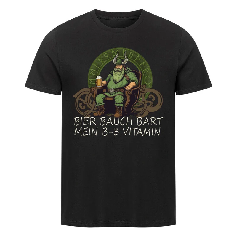 Bier Bauch Bart - Herren Premiumshirt