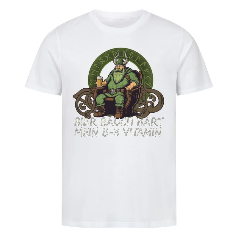 Bier Bauch Bart - Herren Premiumshirt