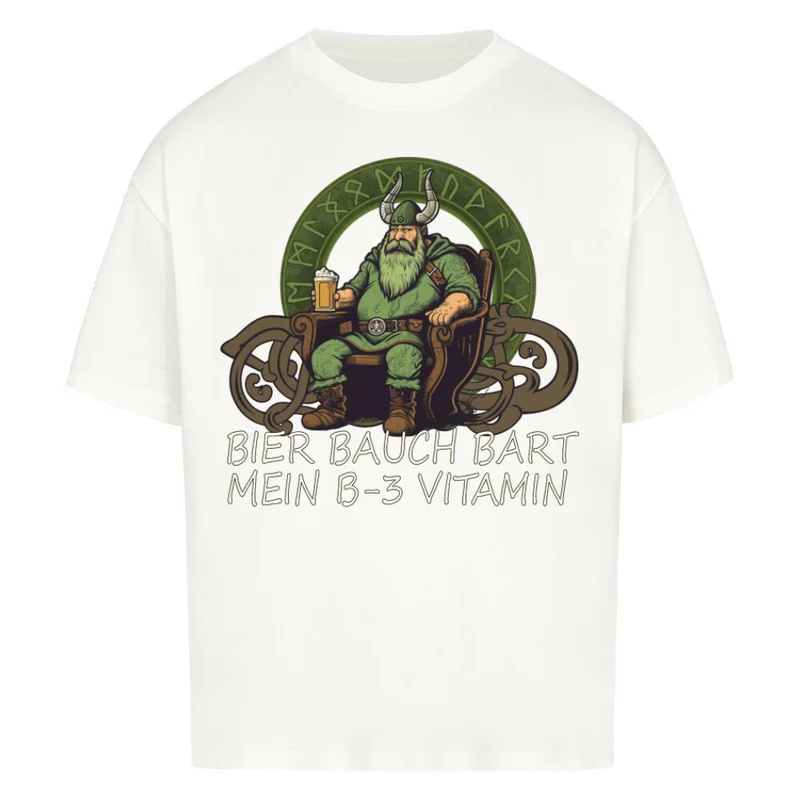 Bier Bauch Bart - Premium Oversized Shirt Unisex