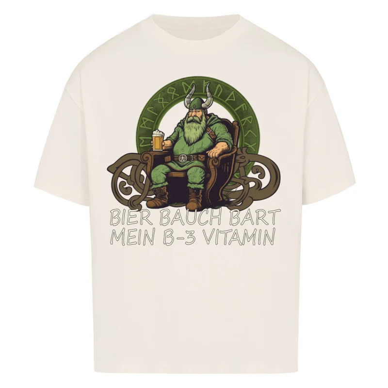 Bier Bauch Bart - Premium Oversized Shirt Unisex