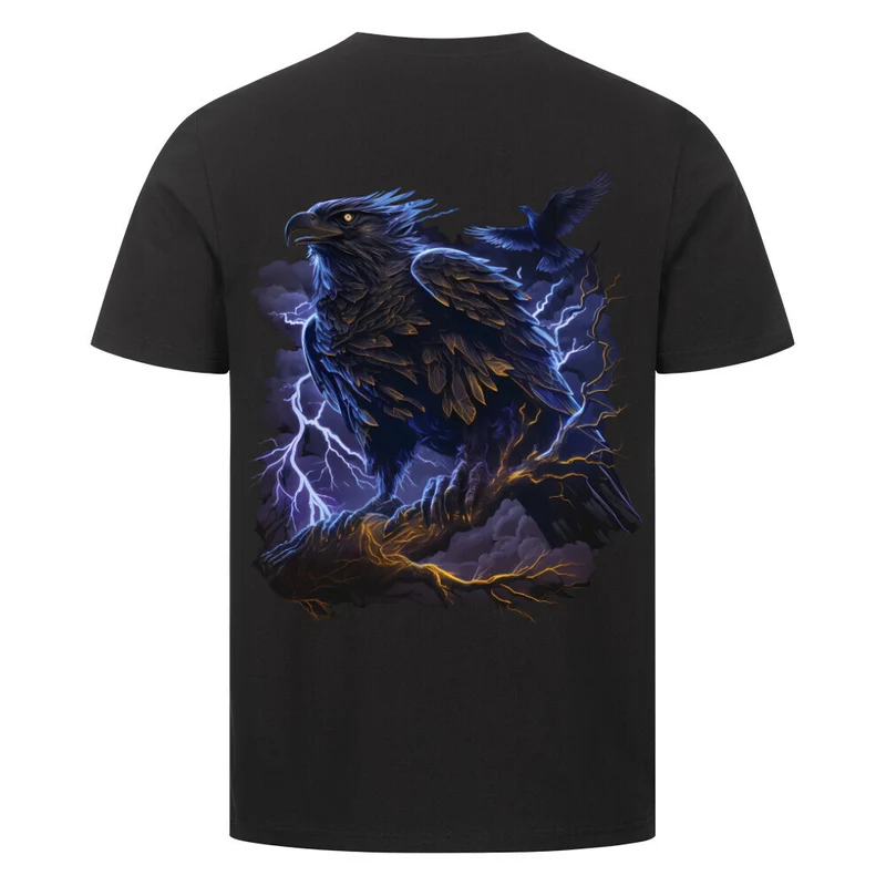 Raben Weisheit - Herren Shirt Backprint