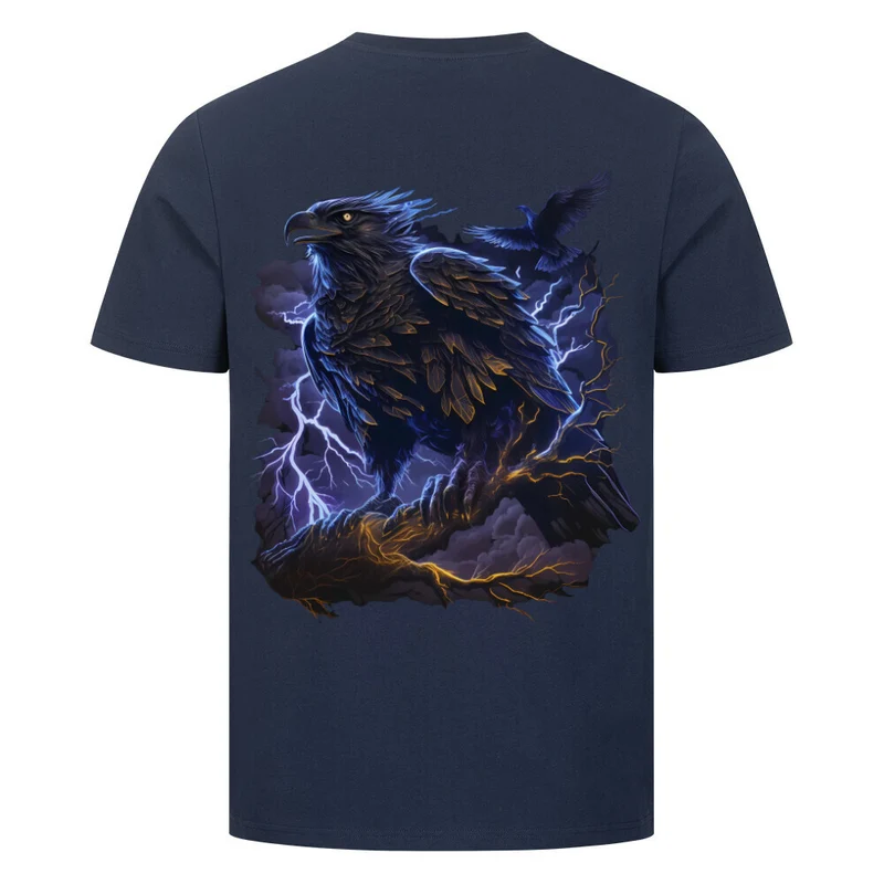 Raben Weisheit - Herren Shirt Backprint