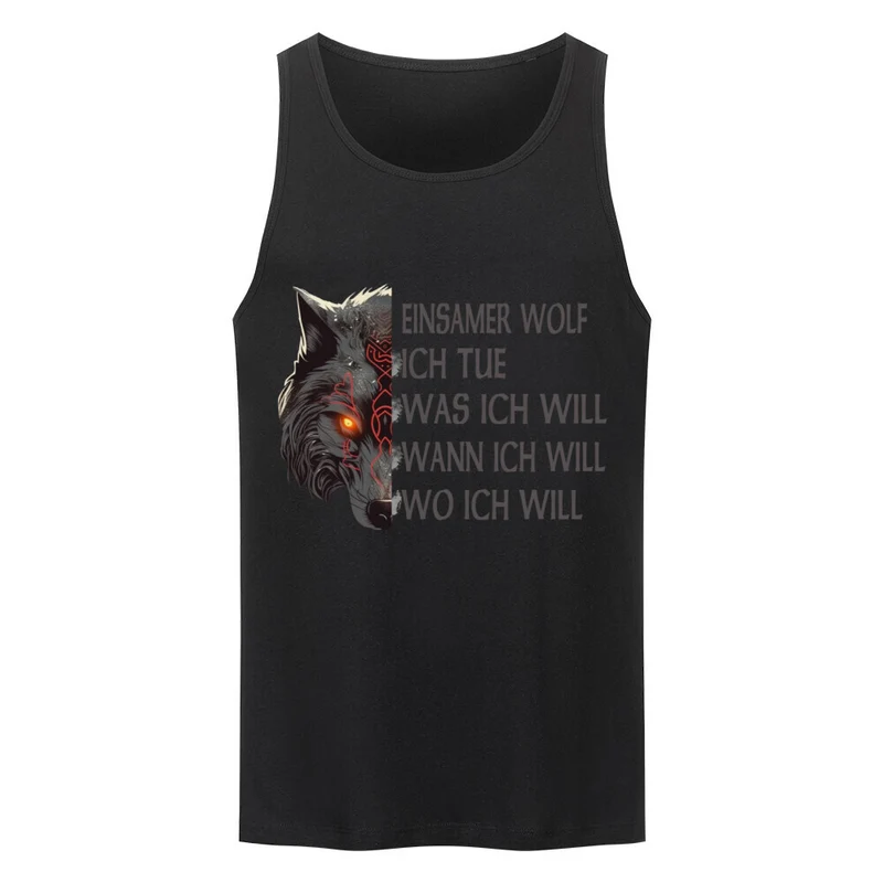 Einsamer Wolf - Tanktop Unisex